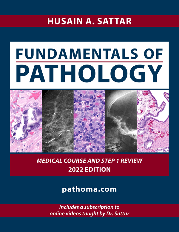 Cover Art Featuring Close up of pathological Speciments, Tissue and a Skull